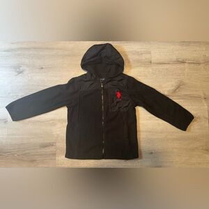 Boy’s U.S. Polo Assn. Black Fleece Hooded Jacket S (8)